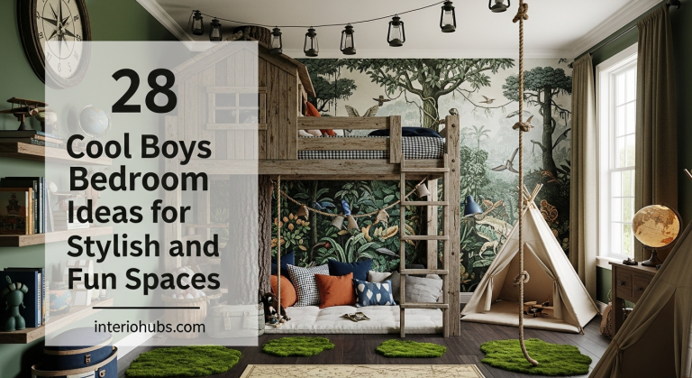 28 Cool Boys Bedroom Ideas for Stylish and Fun Spaces