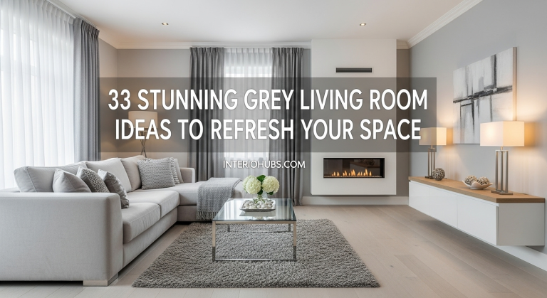 33 Stunning Grey Living Room Ideas to Refresh Your Space