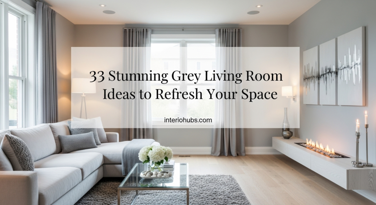 33 Stunning Grey Living Room Ideas to Refresh Your Space
