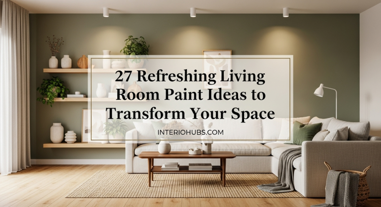 27 Refreshing Living Room Paint Color Ideas to Transform Your Space