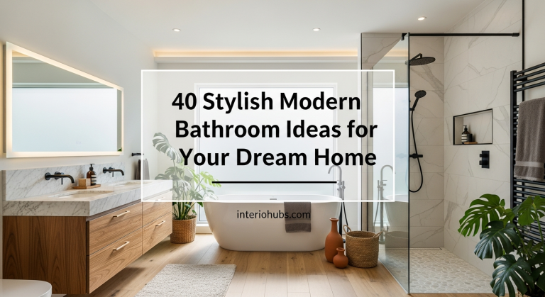 40 Stylish Modern Bathroom Ideas for Your Dream Home