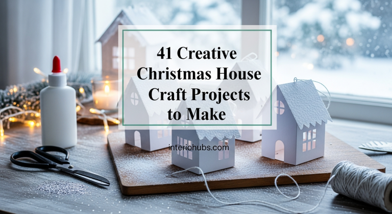41 Creative Christmas House Craft Projects to Make