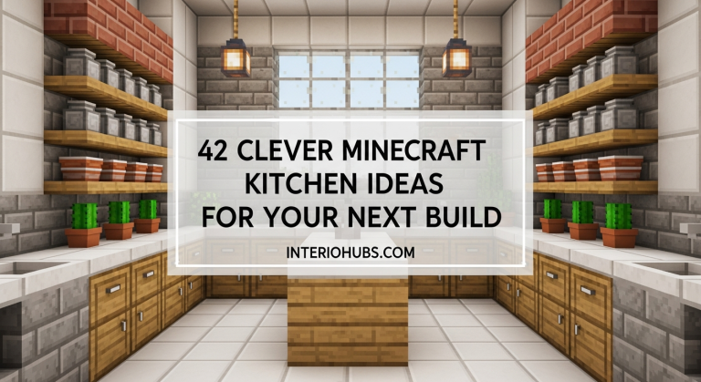 42 Clever Minecraft Kitchen Ideas for Your Next Build