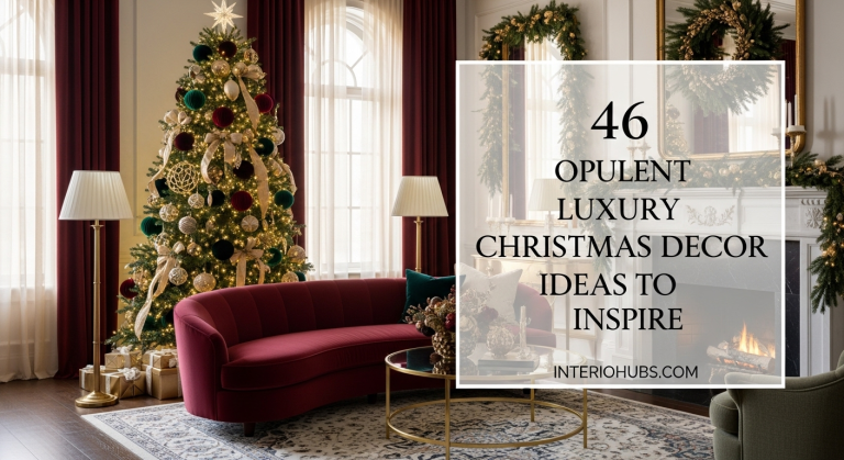 46 Opulent Luxury Christmas Decor Ideas to Inspire