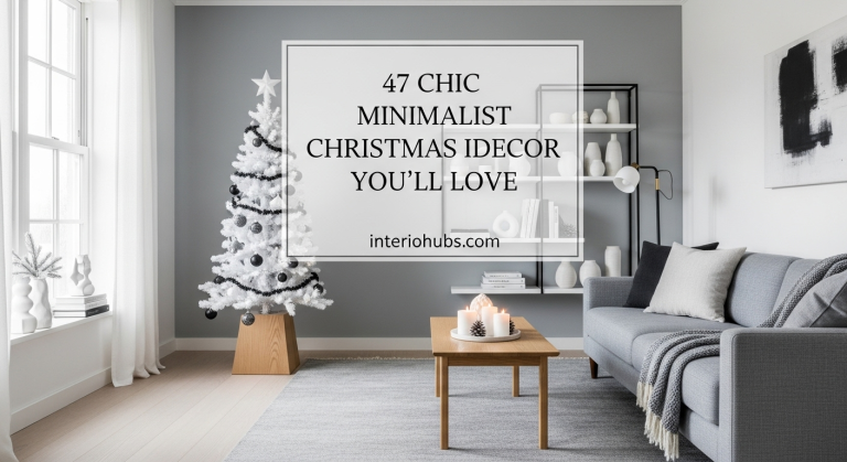 47 Chic Minimalist Christmas Decor Ideas You'll Love
