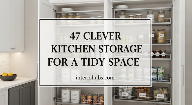 47 Clever Kitchen Storage Ideas for a Tidy Space
