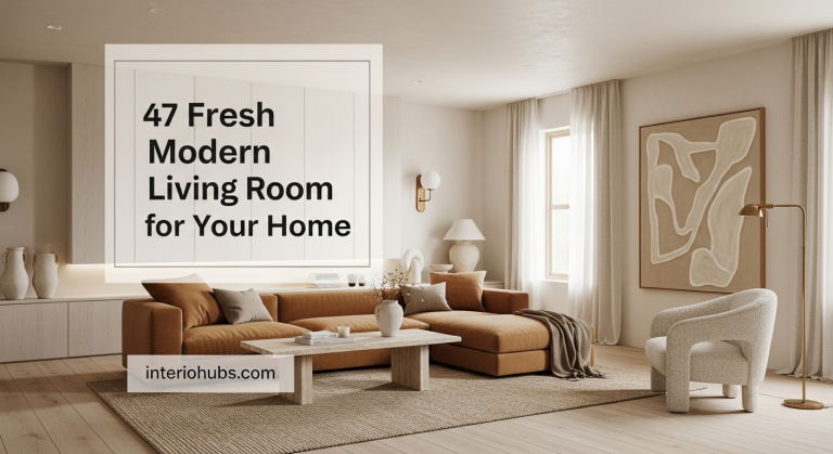 47 Fresh Modern Living Room Ideas for Your Home