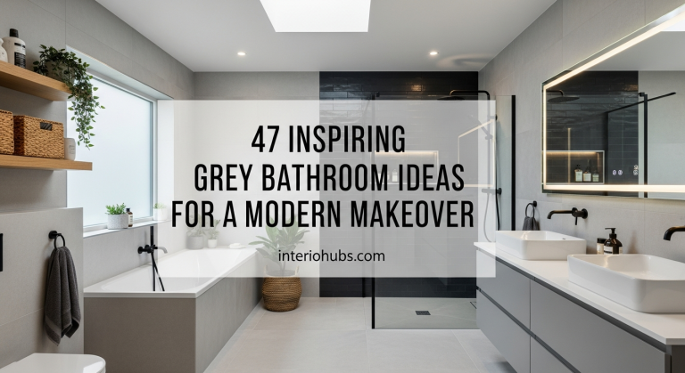 47 Inspiring Grey Bathroom Ideas for a Modern Makeover