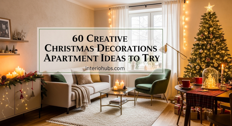 60 Creative Christmas Decorations Apartment Ideas to Try