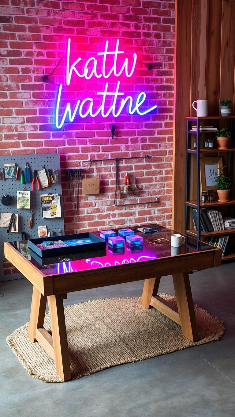 Idea 46 Retro Neon Light Art