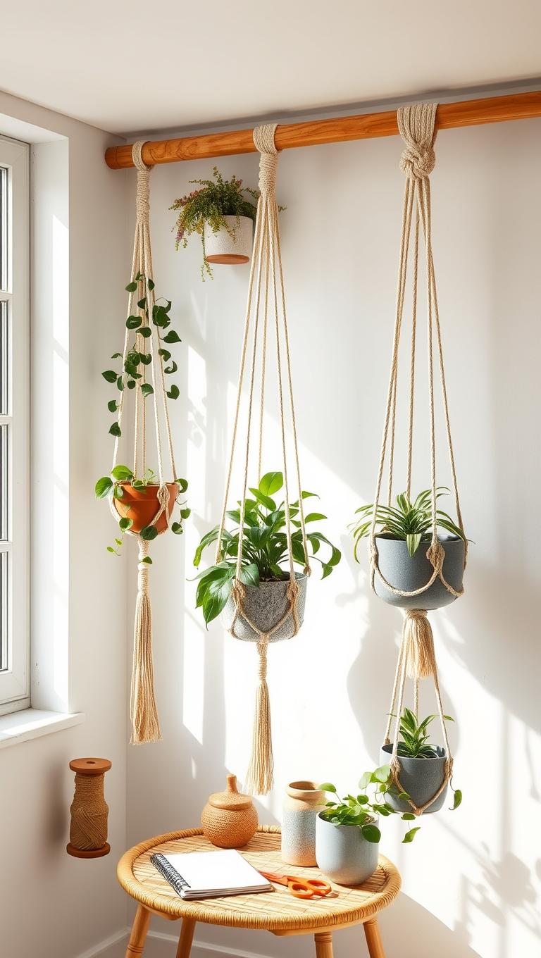 Idea 5 Macrame Plant Hangers