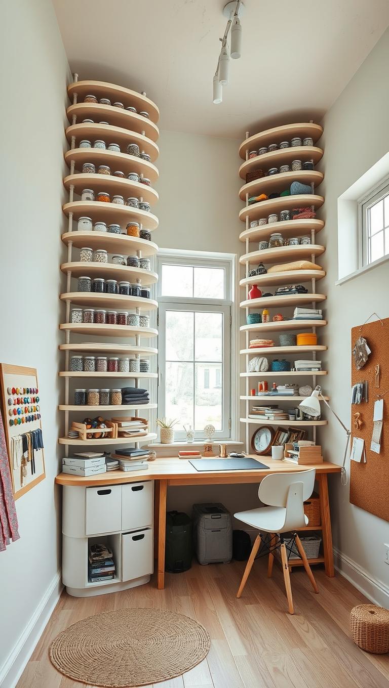 27 Clever Craft Storage Ideas for Organized Spaces – Interio Hubs