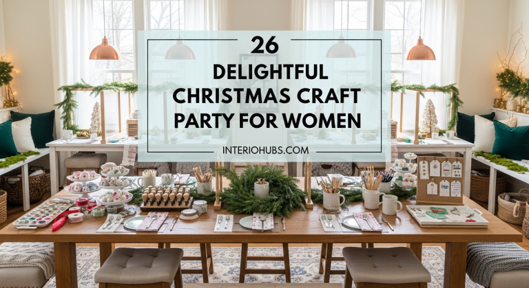 26 Delightful Christmas Craft Party Ideas for Women