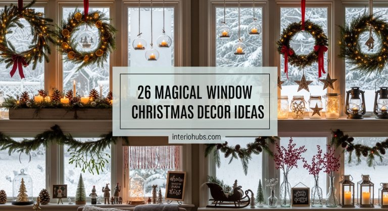 26 Magical Window Christmas Decor Ideas