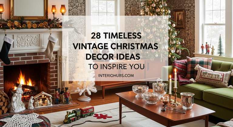 28 Timeless Vintage Christmas Decor Ideas to Inspire You