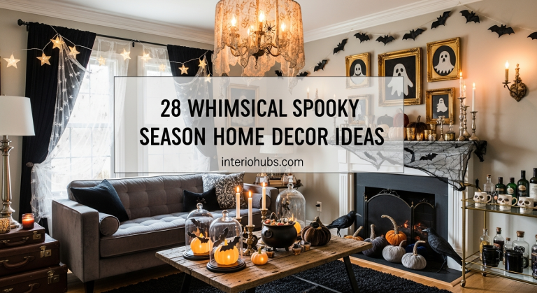 28 Whimsical Spooky Season Home Decor Ideas