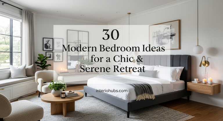 30 Modern Bedroom Ideas for a Chic and Serene Retreat