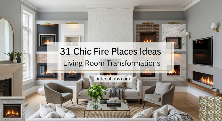 31 Chic Fire Places Ideas Living Room Transformations