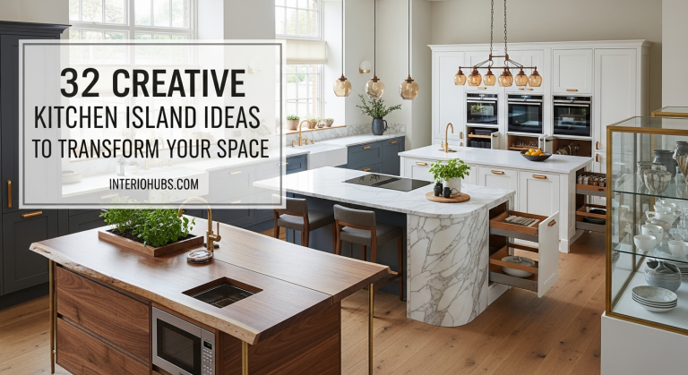 32 Creative Kitchen Island Ideas to Transform Your Space