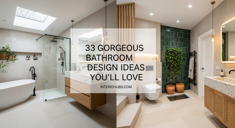 33 Gorgeous Bathroom Design Ideas You'll Love