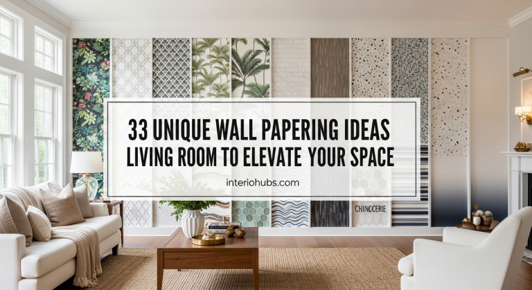 33 Unique Wall Papering Ideas Living Room to Elevate Your Space