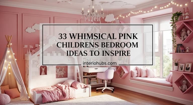 33 Whimsical Pink Childrens Bedroom Ideas to Inspire