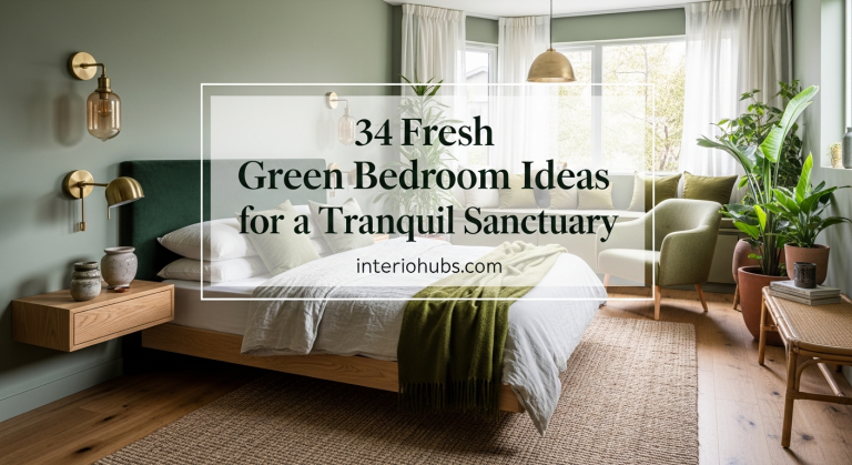 34 Fresh Green Bedroom Ideas for a Tranquil Sanctuary