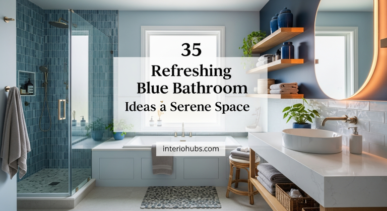 35 Refreshing Blue Bathroom Ideas for a Serene Space