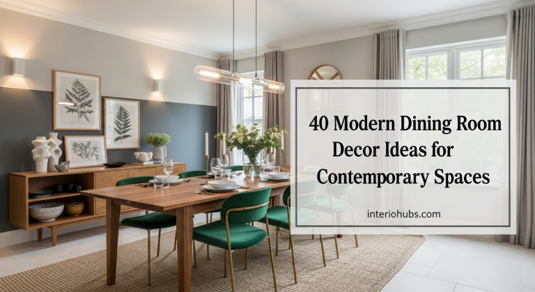 40 Modern Dining Room Decor Ideas for Contemporary Spaces