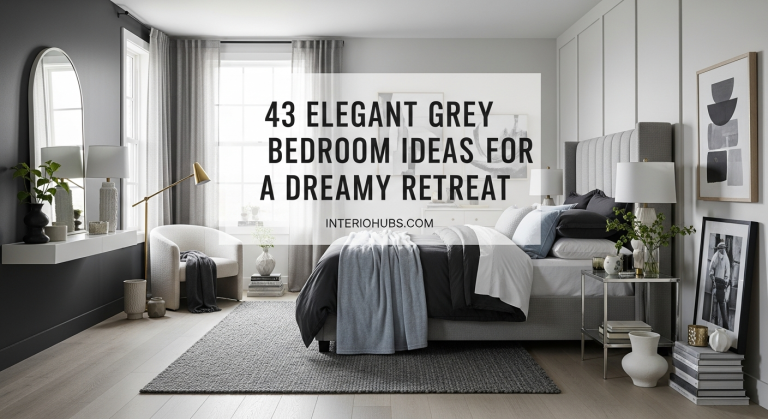 43 Elegant Grey Bedroom Ideas for a Dreamy Retreat