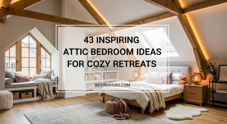 43 Inspiring Attic Bedroom Ideas for Cozy Retreats