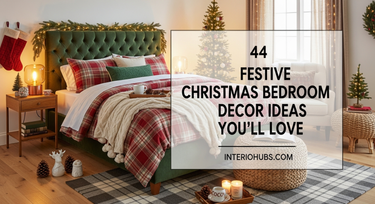 44 Festive Christmas Bedroom Decor Ideas Youll Love