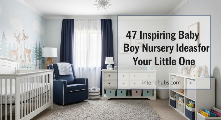 47 Inspiring Baby Boy Nursery Ideas for Your Little One