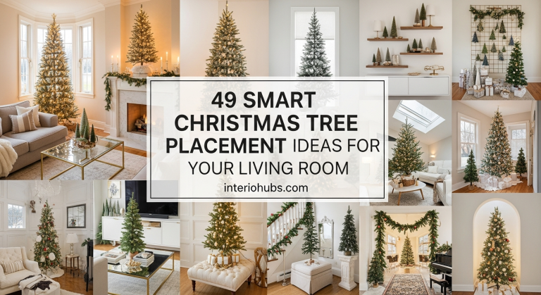 49 Smart Christmas Tree Placement Ideas for Your Living Room