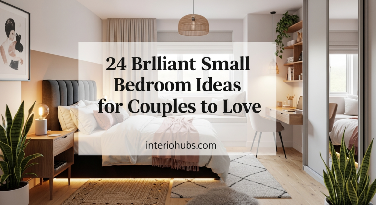 24 Brilliant Small Bedroom Ideas for Couples to Love