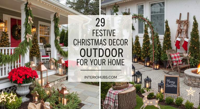 29 Festive Christmas Outdoor Decor Ideas for Your Home