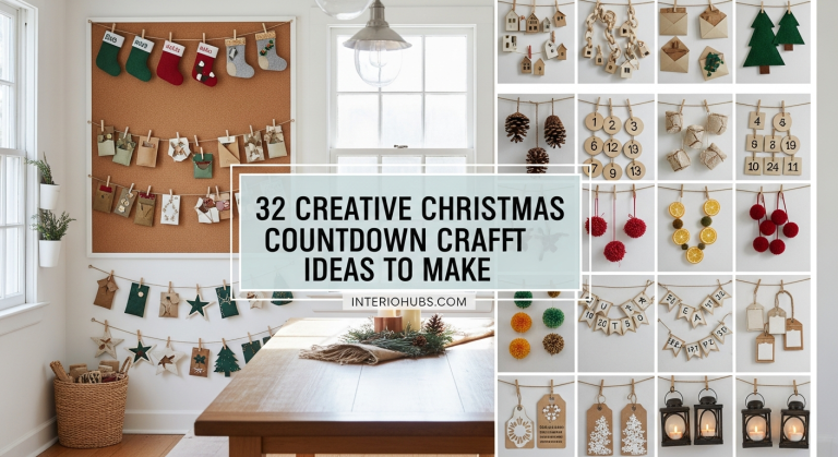 32 Creative Christmas Countdown Craft Ideas to Make