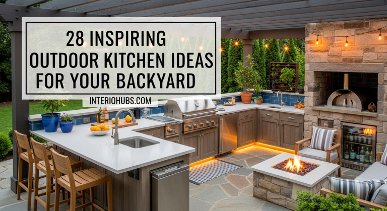 28 Inspiring Outdoor Kitchen Ideas for Your Backyard